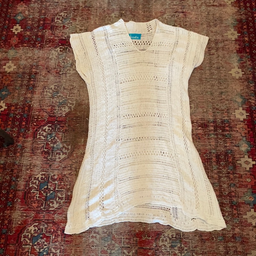 Basta crochet cover up/dress size medium.